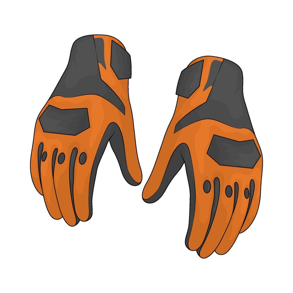 Car Racing gloves vector