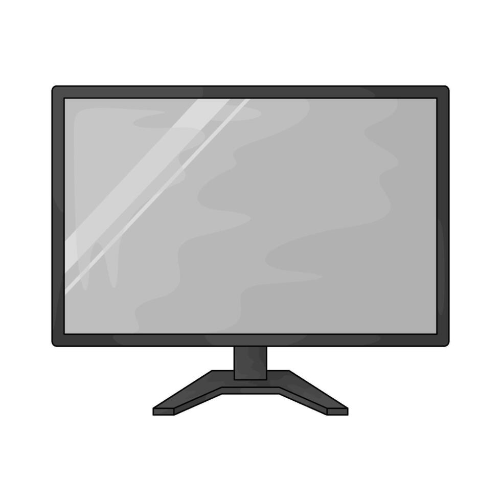 computer screen illustration vector