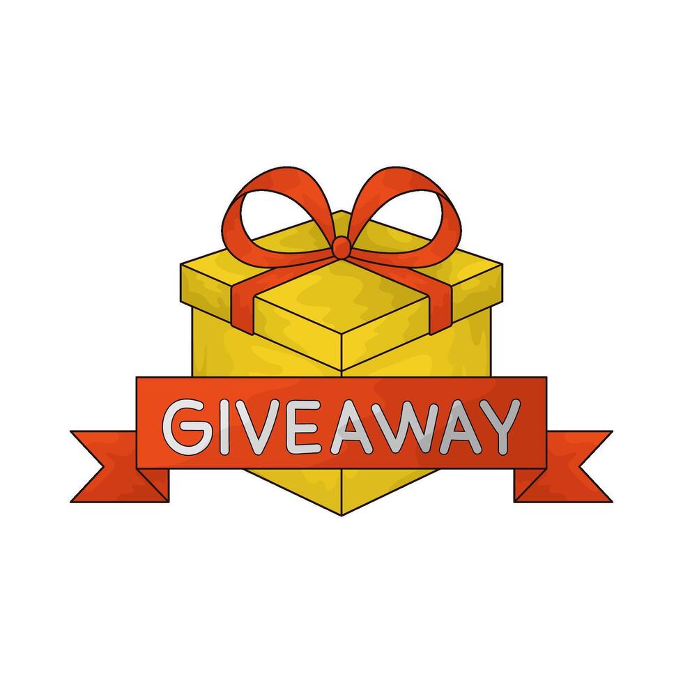 giveaway surprise illustration vector