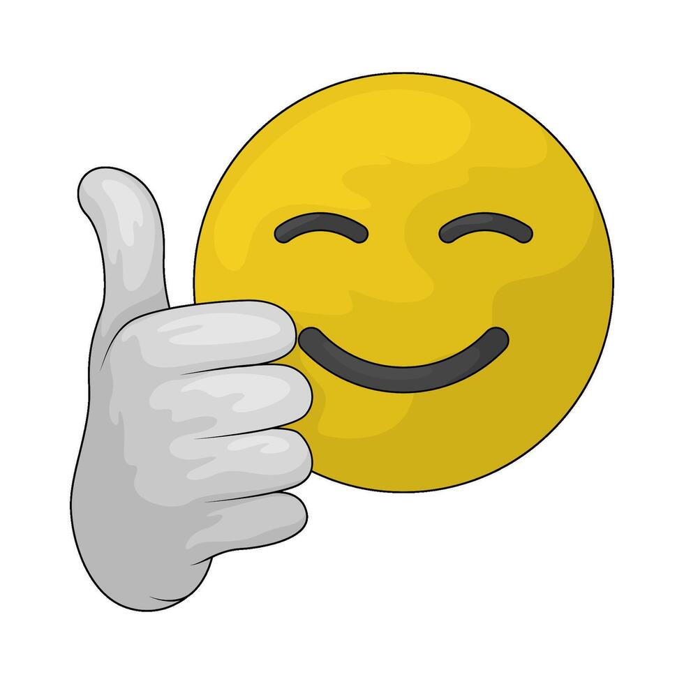 thumbs up emoji vector