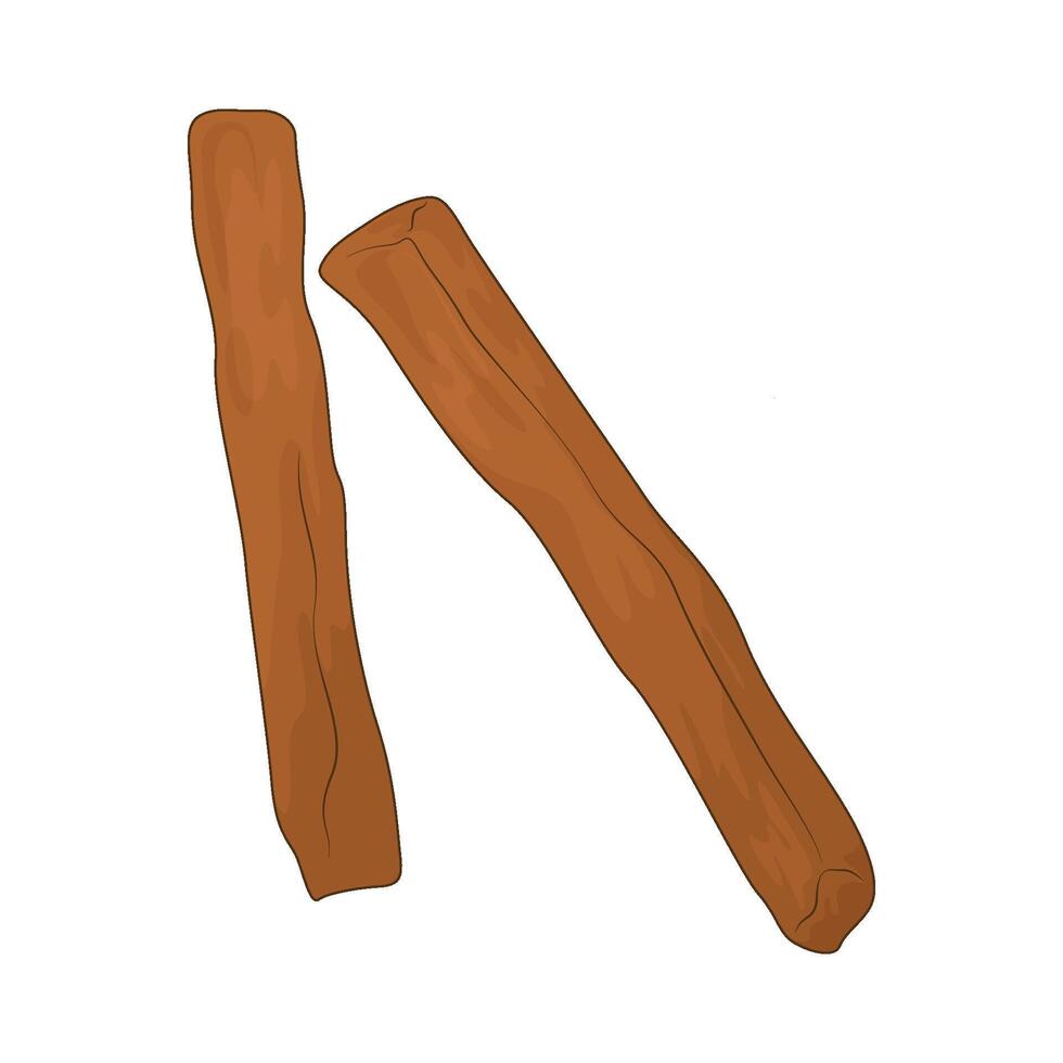 two french fries vector