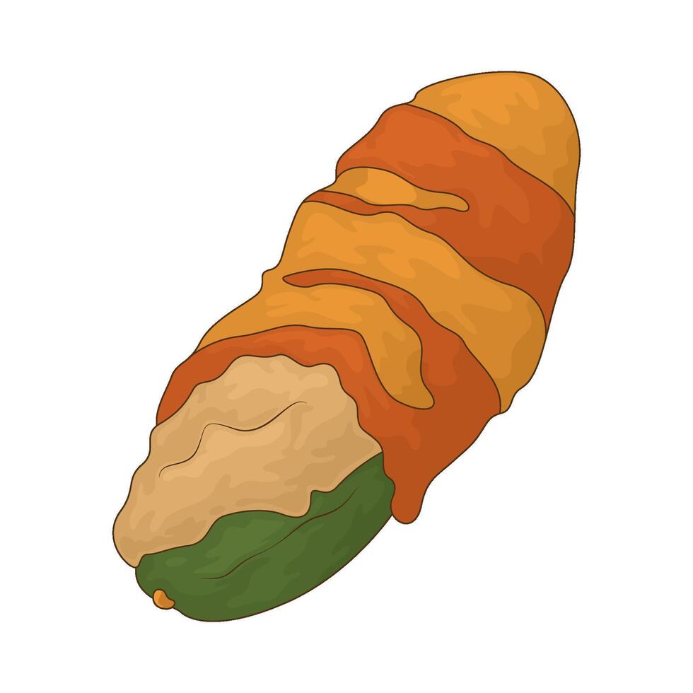 jalapeno popper illustration vector