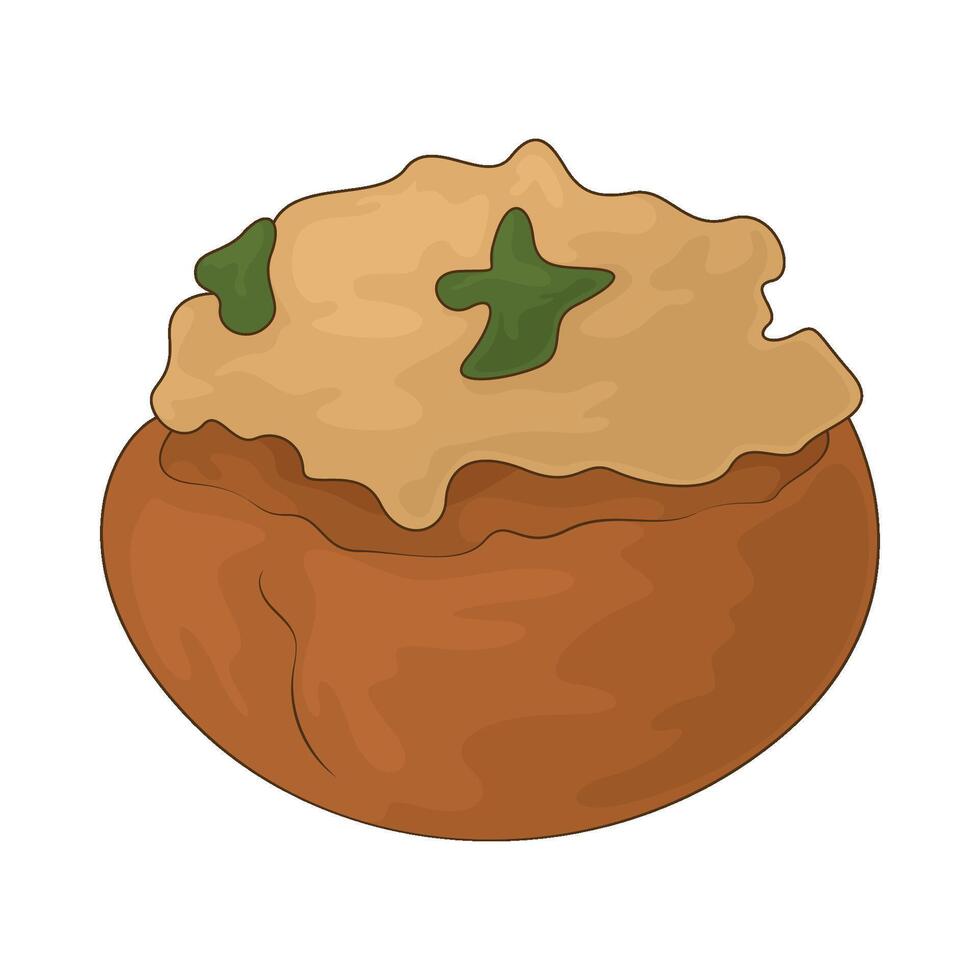 delicious Stuffed Mushrooms vector