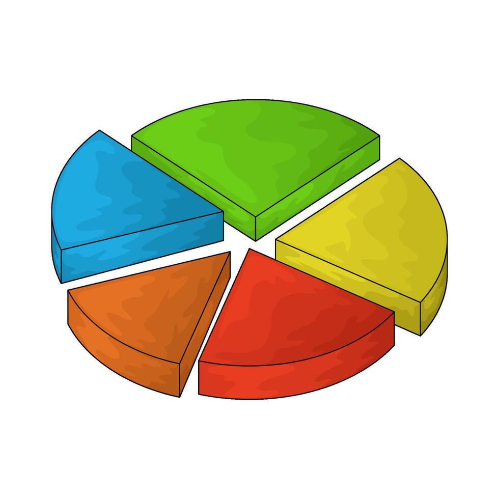 lab pie chart vector