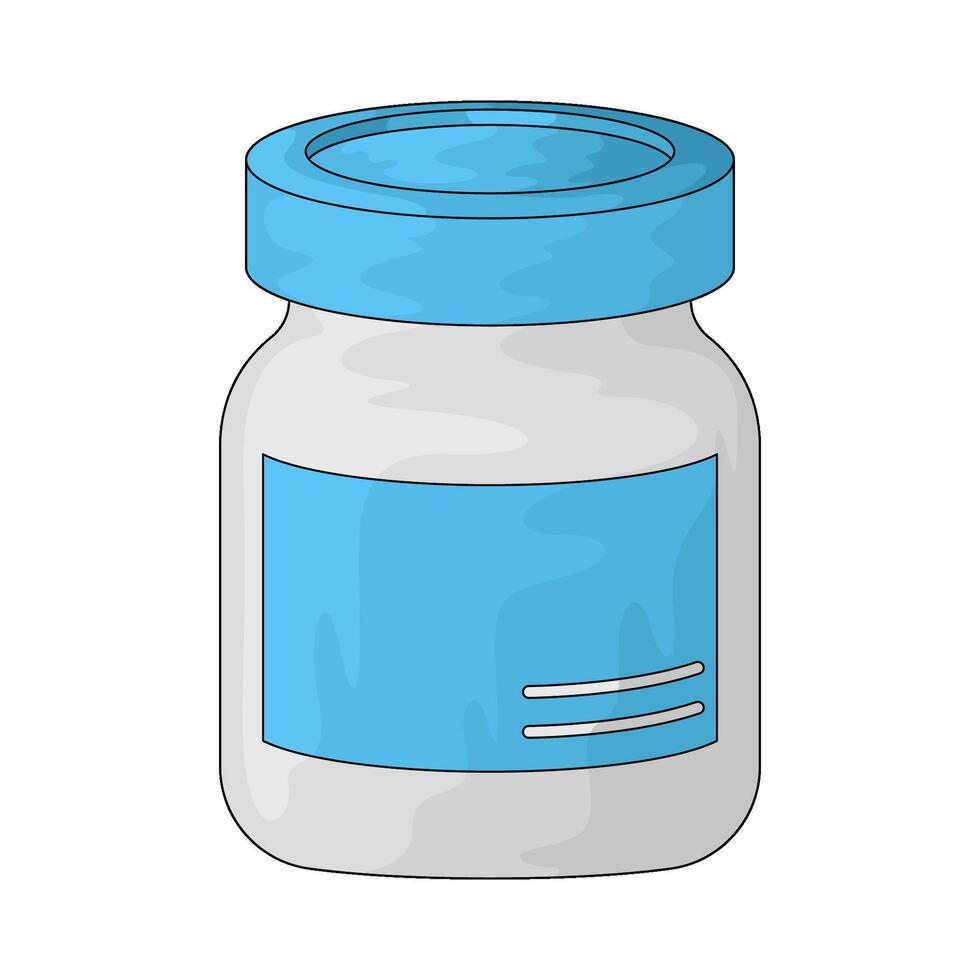 Health vaccine bottle vector