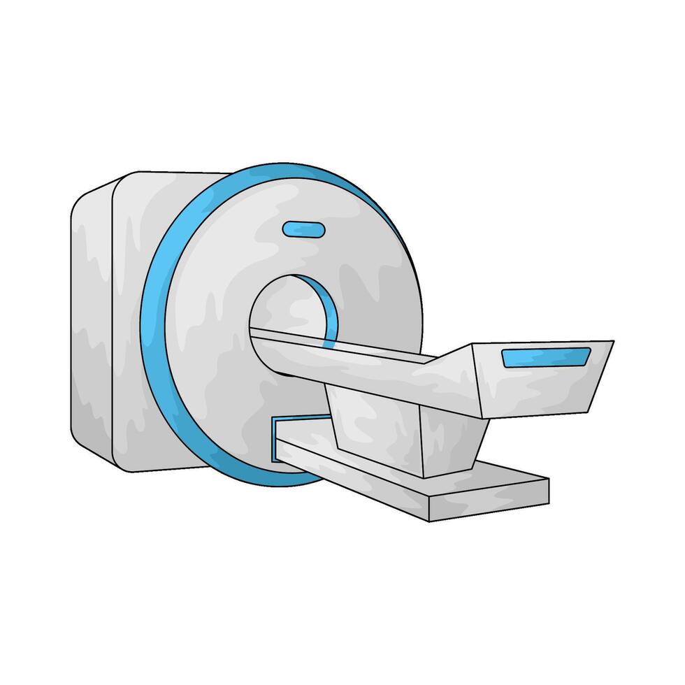 Health MRI scan vector