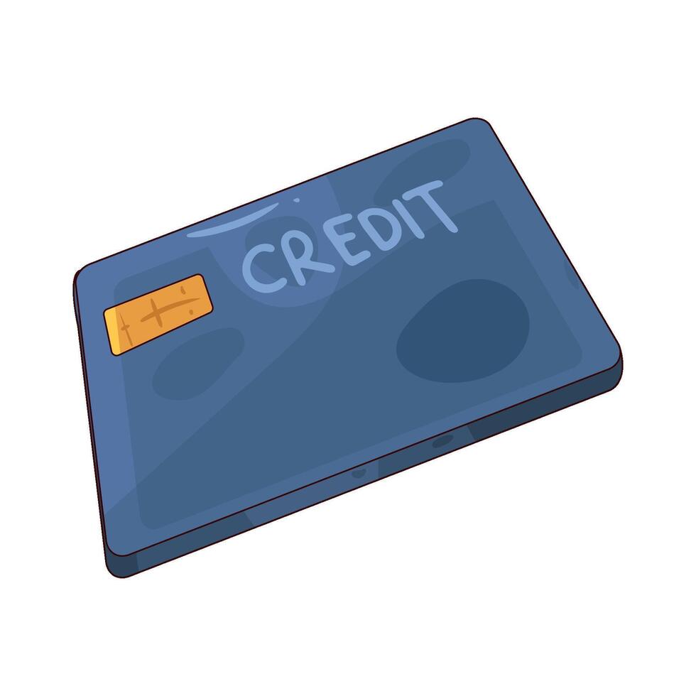 illustration of a credit cards vector