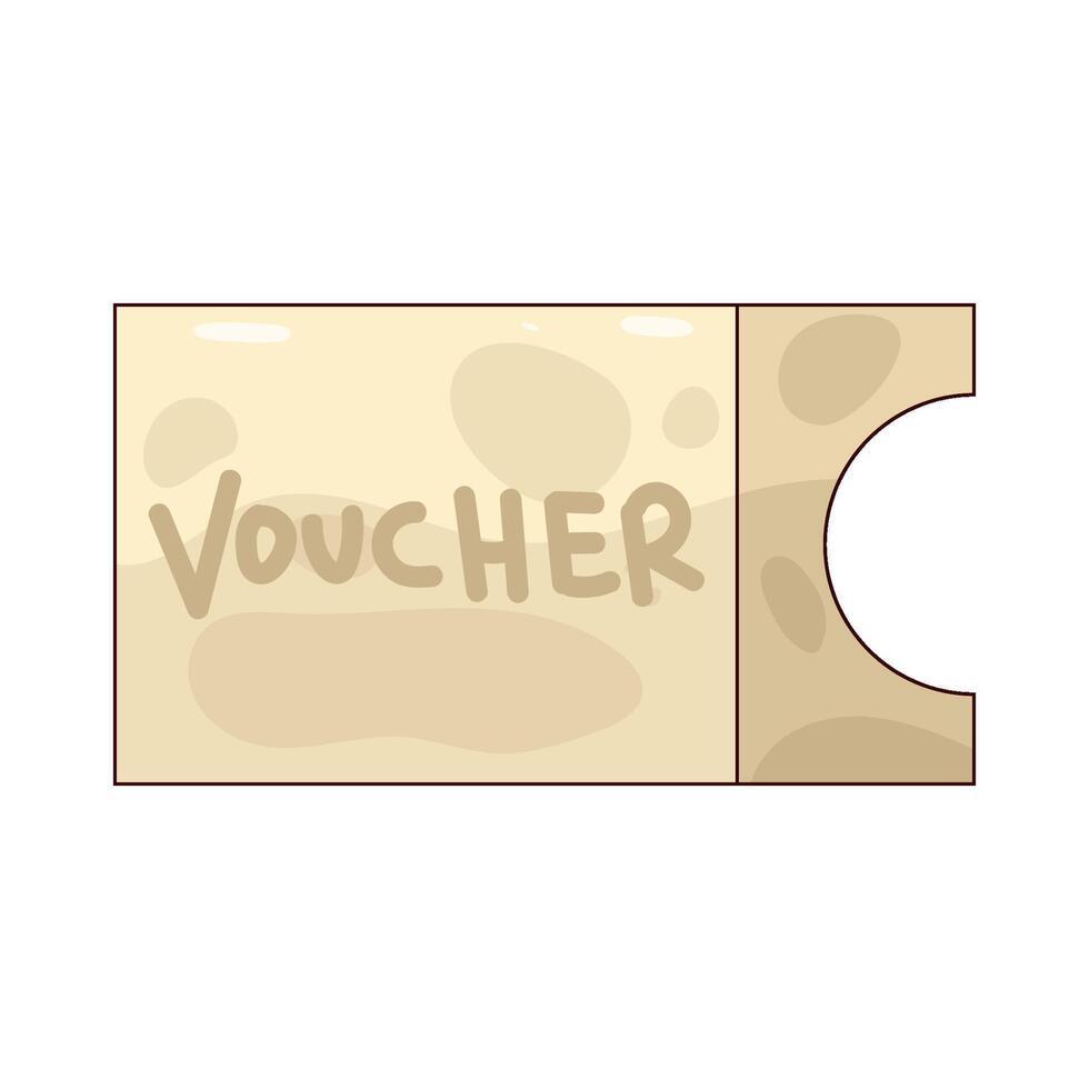 illustration of a voucher vector