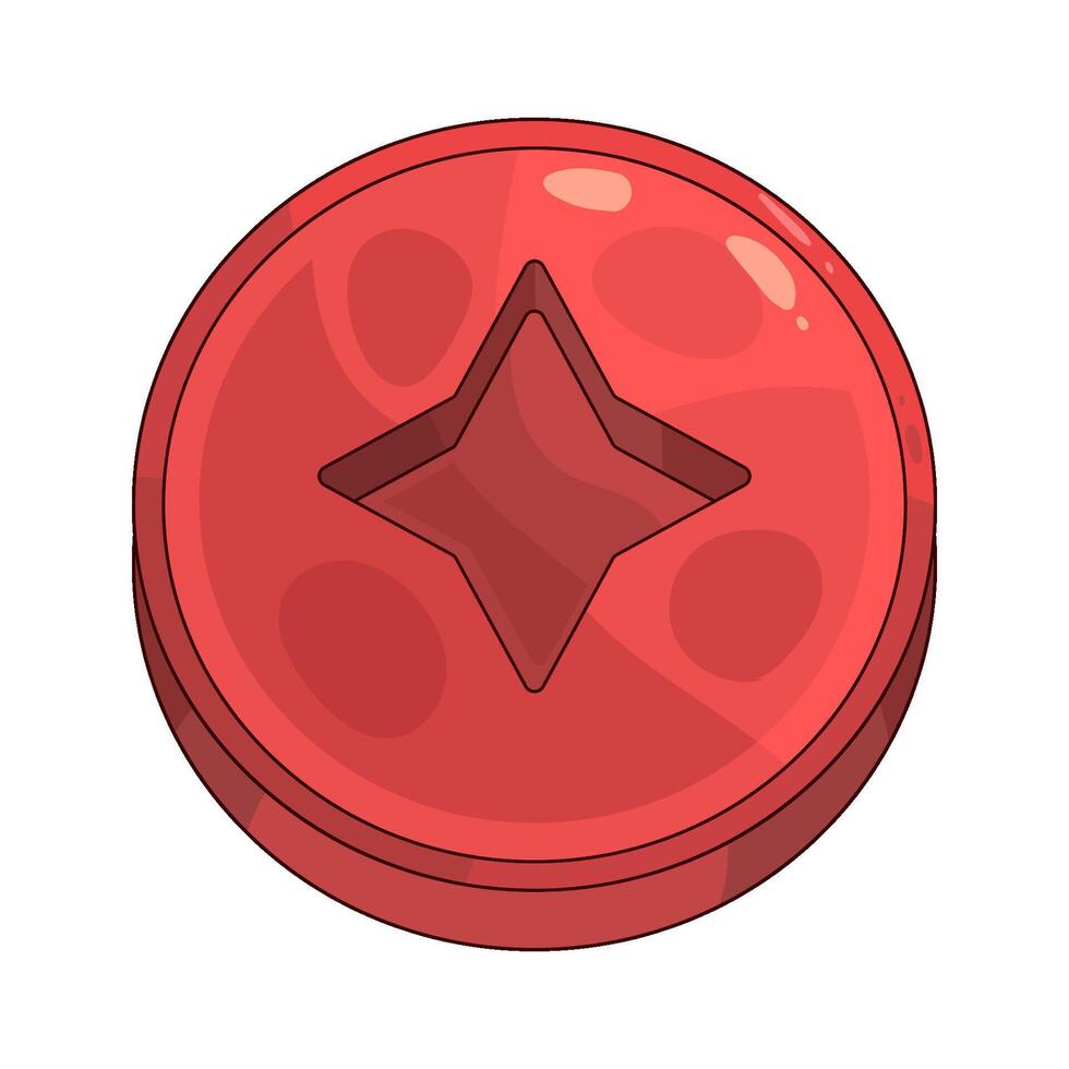 reward coin illustration vector