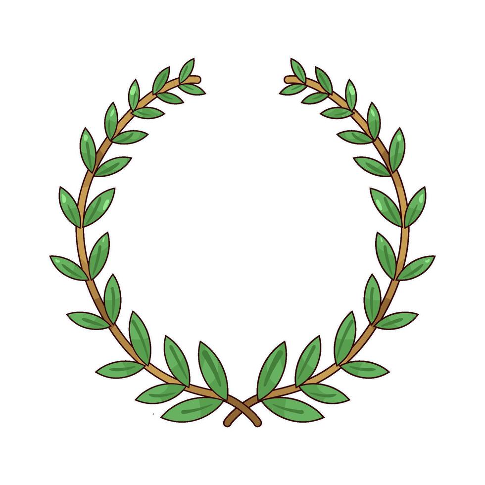 illustration of laurel vector