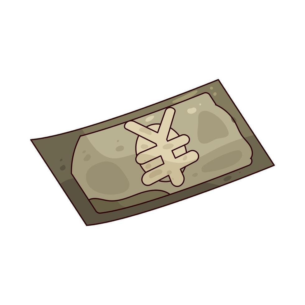 yen money illustration vector