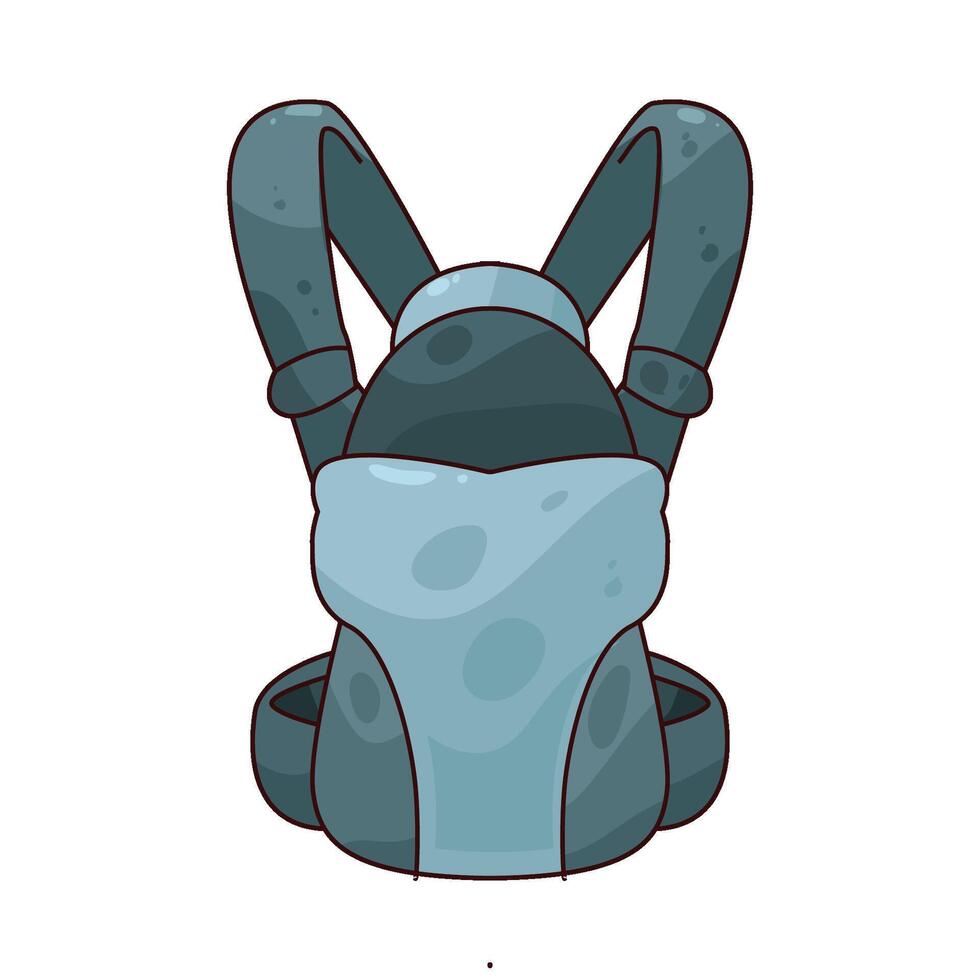 Illustration of Baby carrier vector