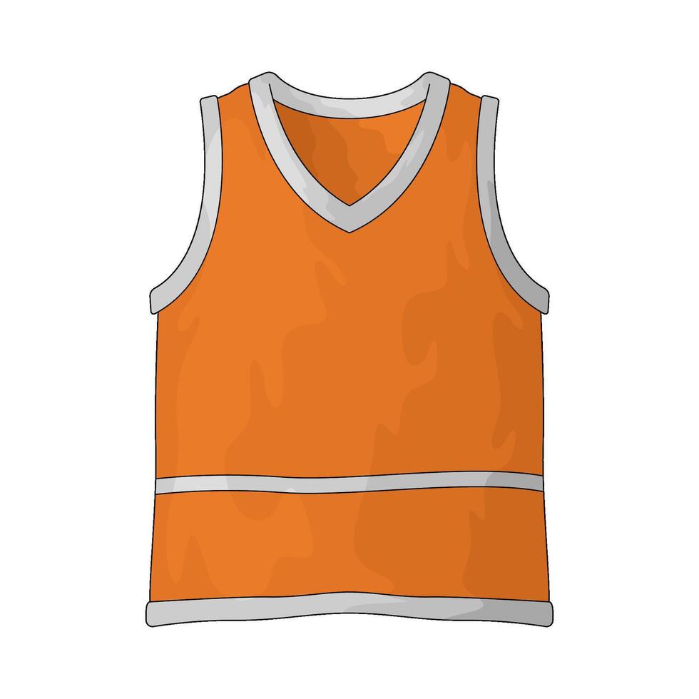 Basketball jersey illustration vector