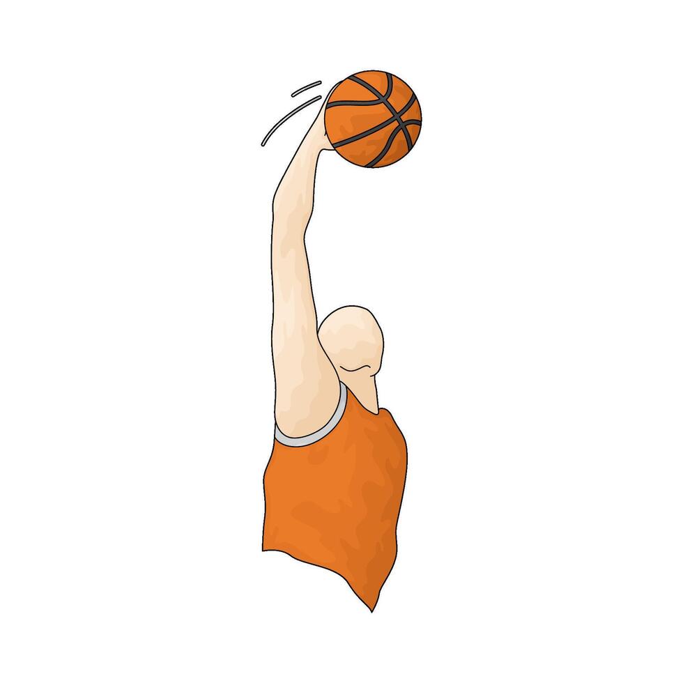 illustration of Basketball players vector