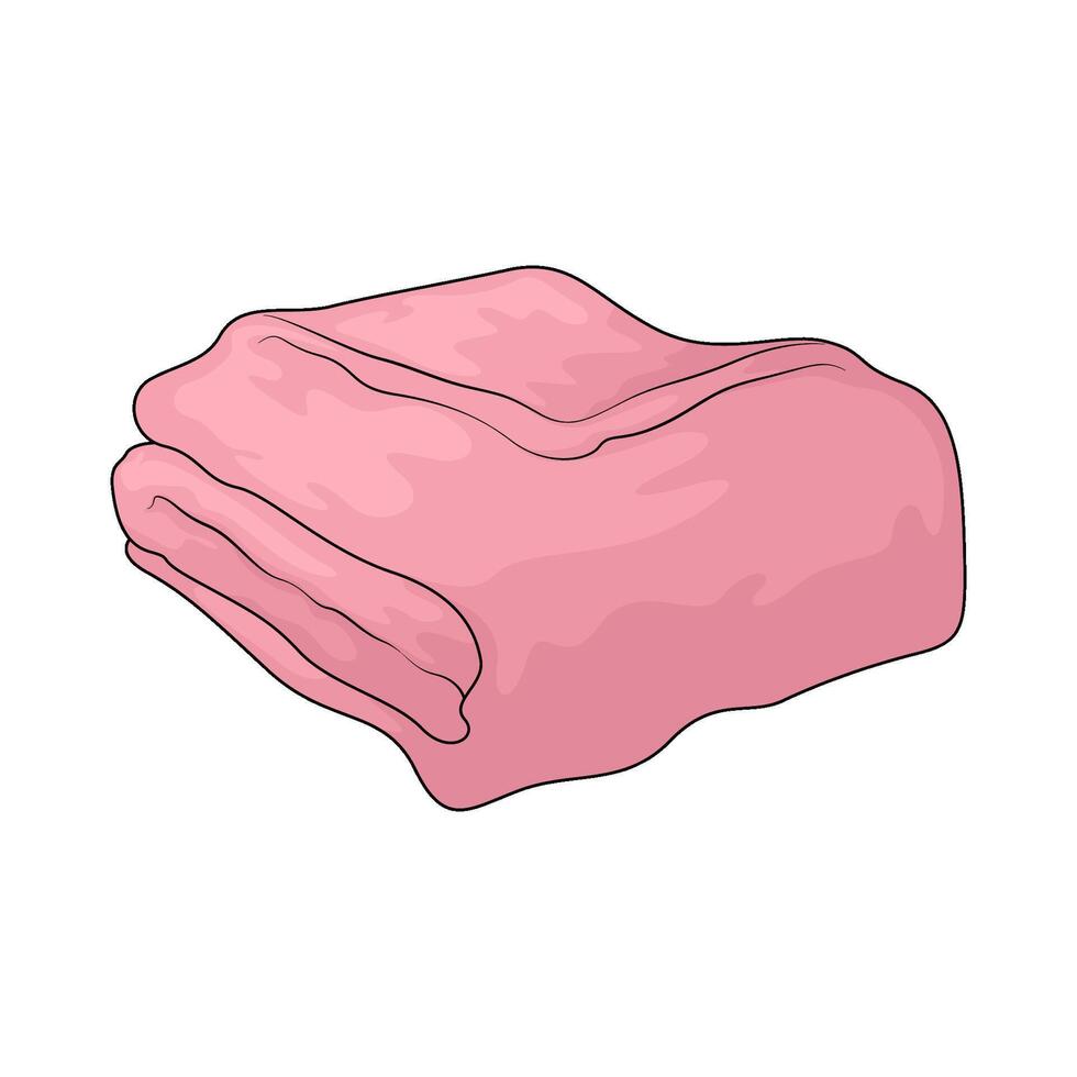 pink blanket illustration vector