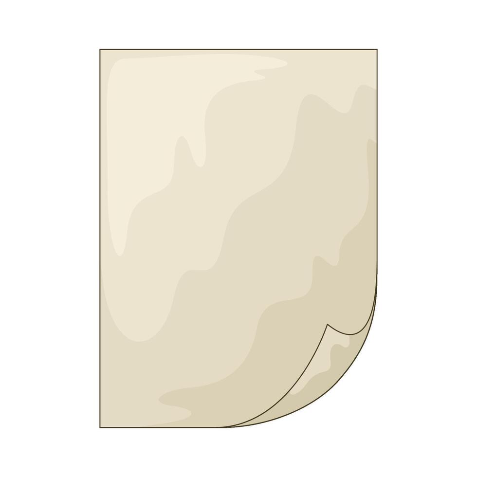 School blank paper vector