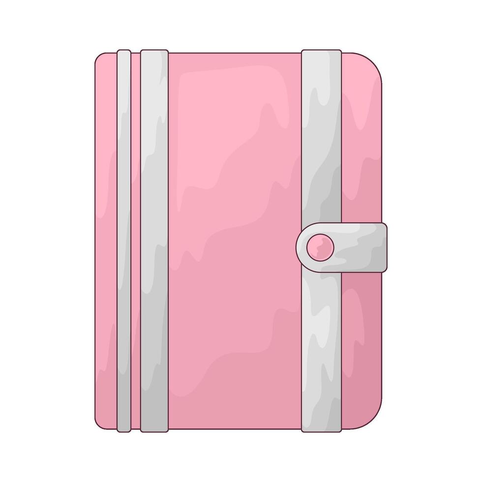 School notebook illustration vector