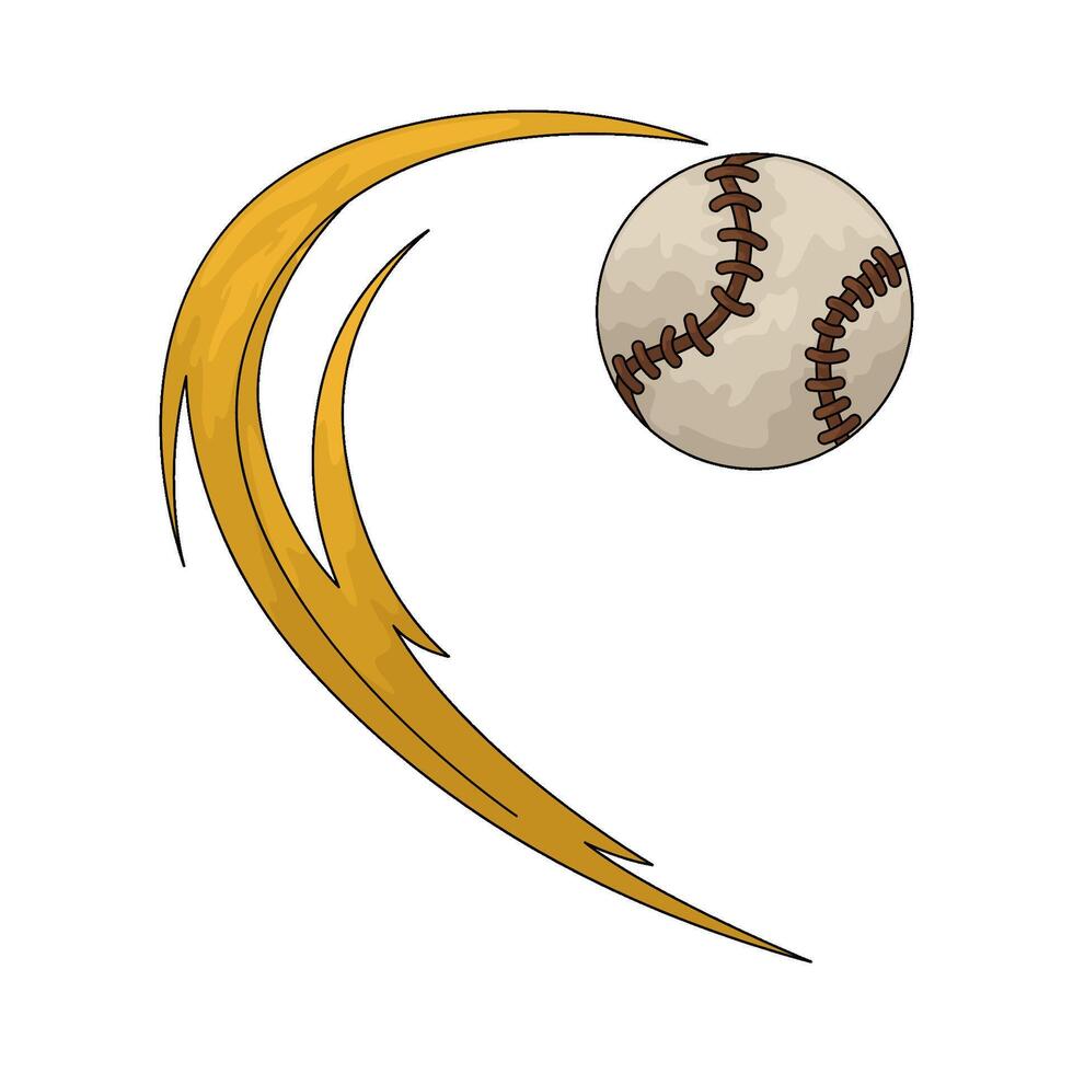 baseball ball bounce vector