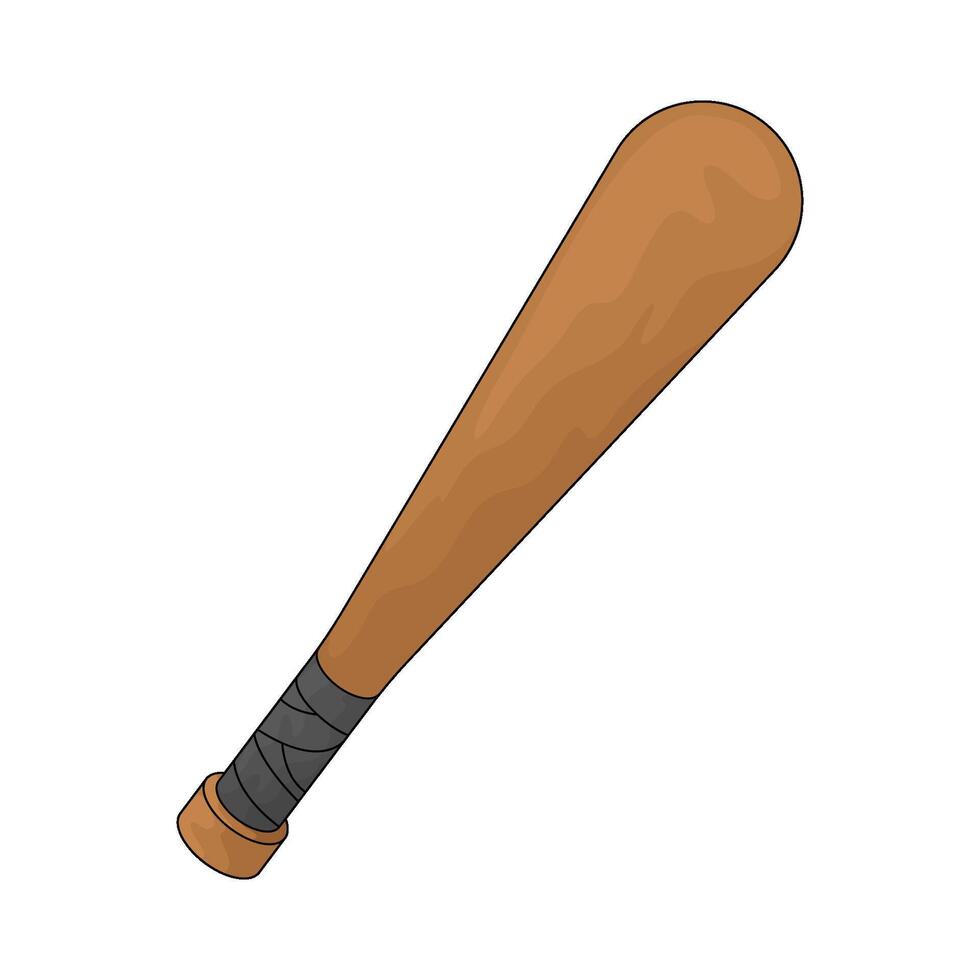 wooden Baseball bat vector