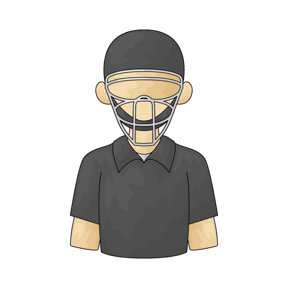 illustration of Baseball coach vector