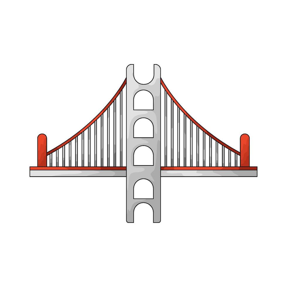 illustration of bridge vector