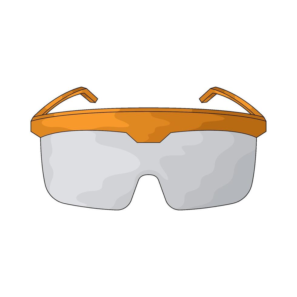 illustration of plastic goggles vector