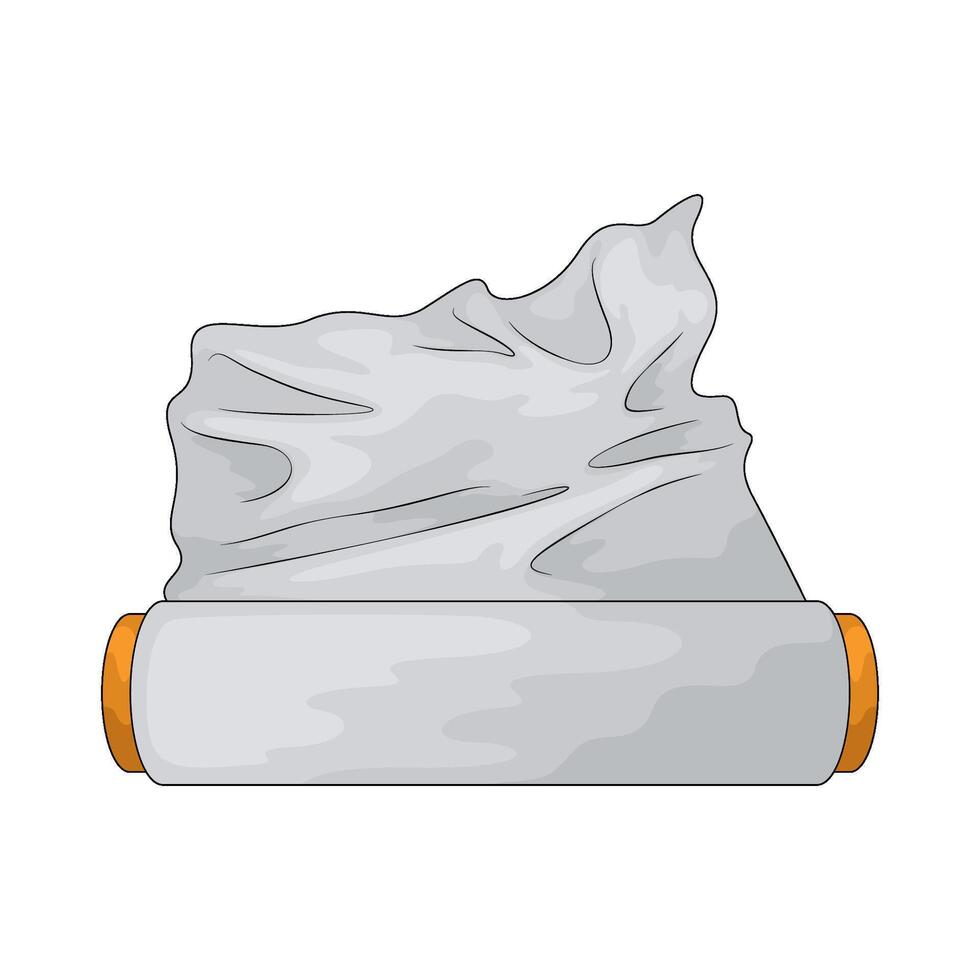 illustration of a plastic wrap vector