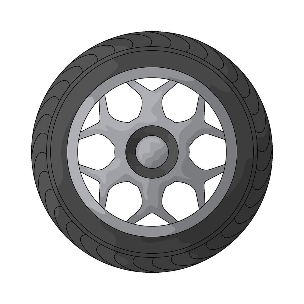 tire wheel illustration vector