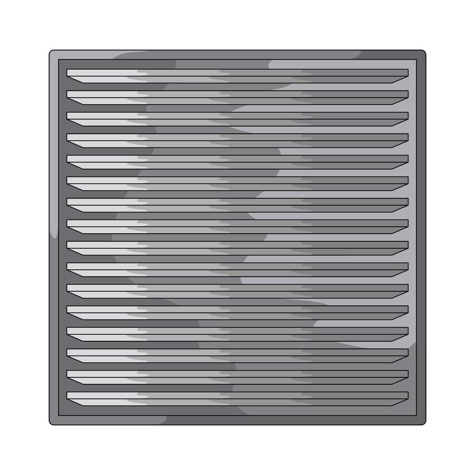 Car radiator illustrations vector