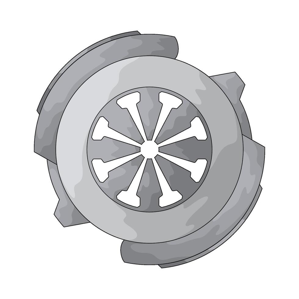 Car clutch illustration vector
