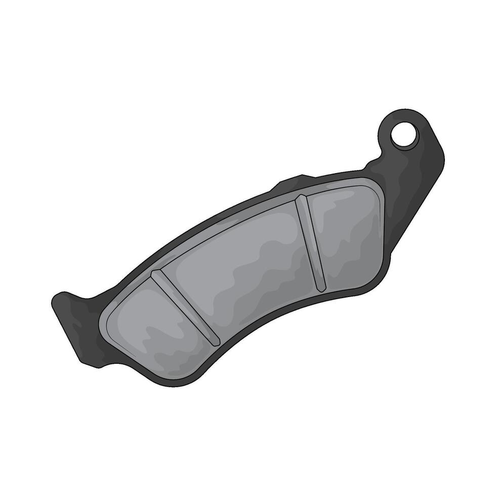 Car brake pad set vector