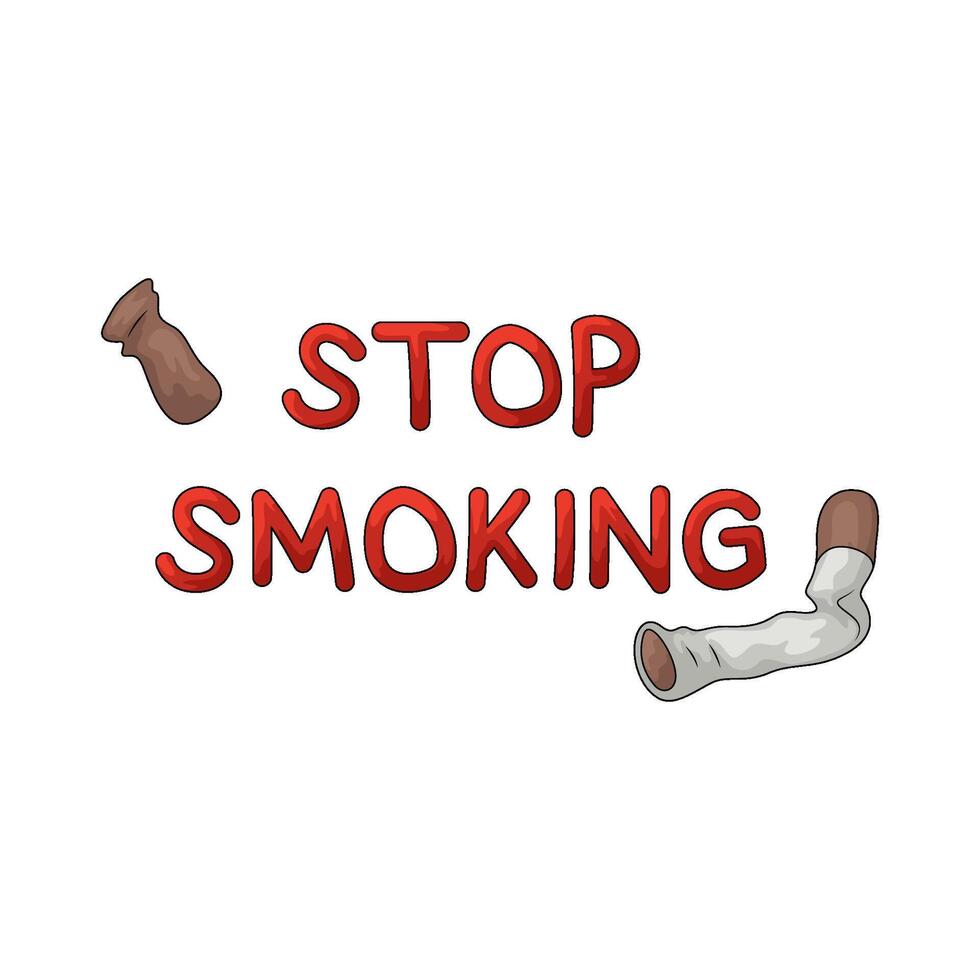 stop smoking symbol vector