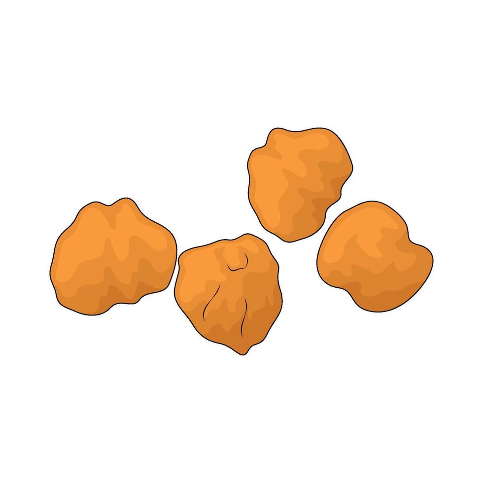 vegetable named Chickpeas illustration vector