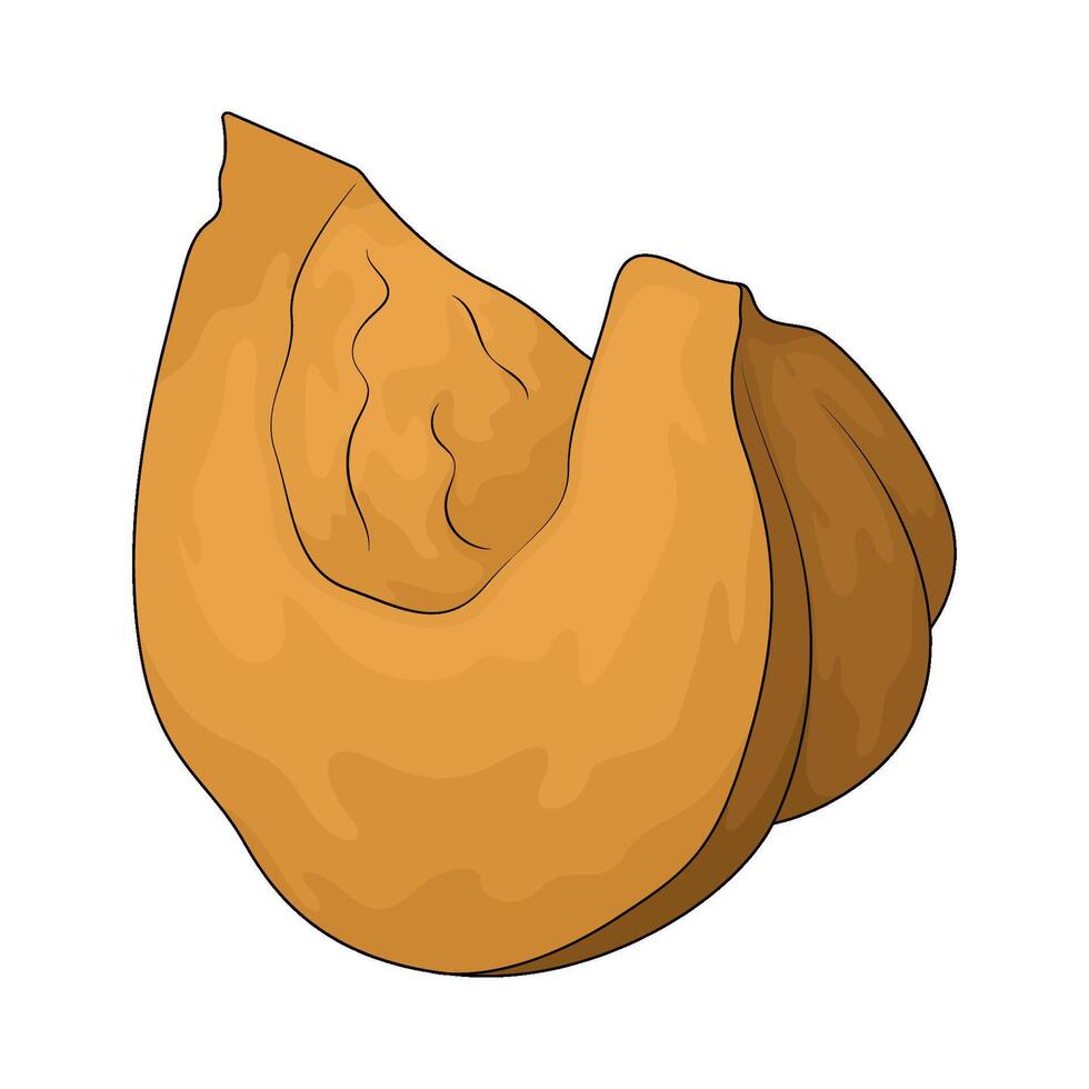 pumpkin slice illustration vector