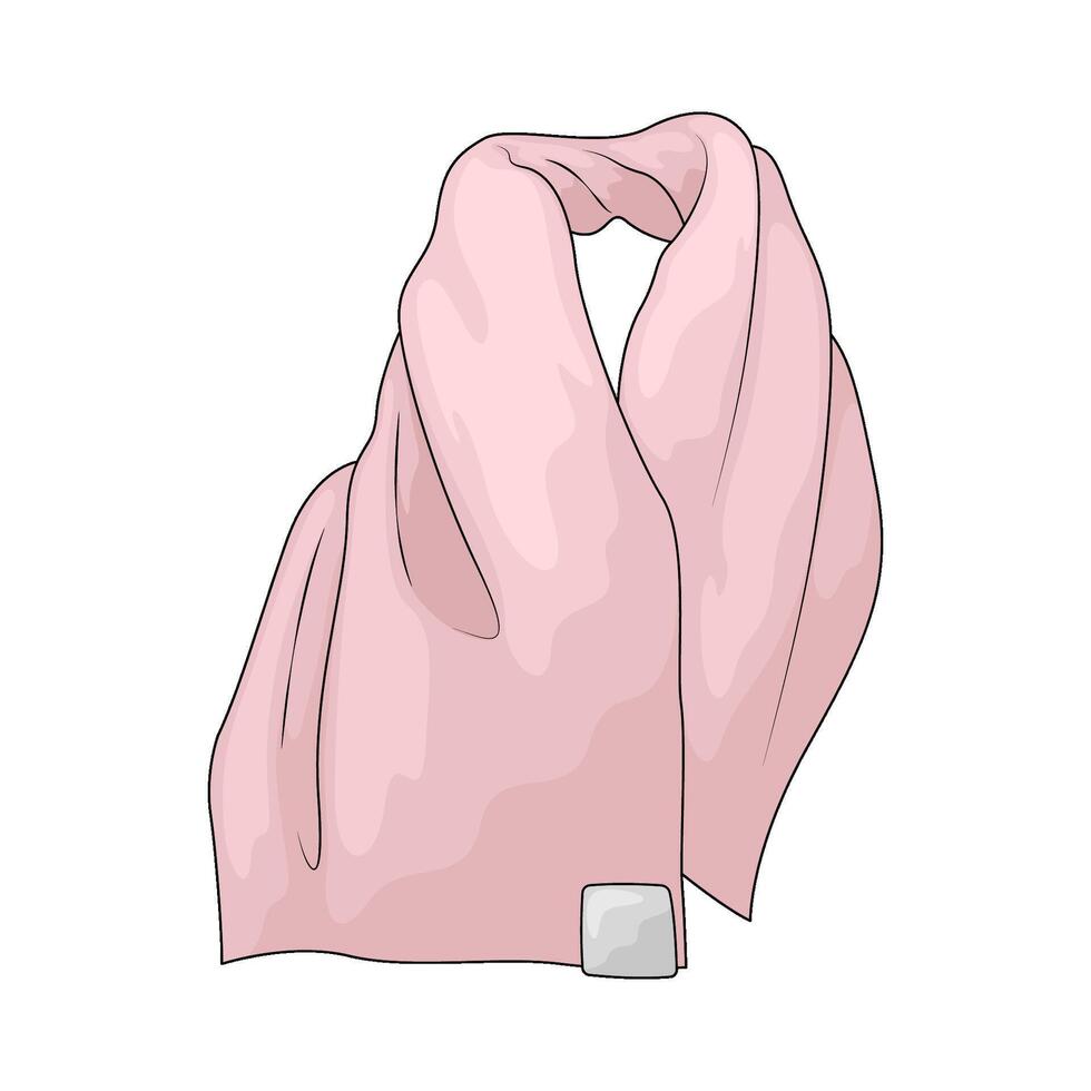 pink gym towel vector