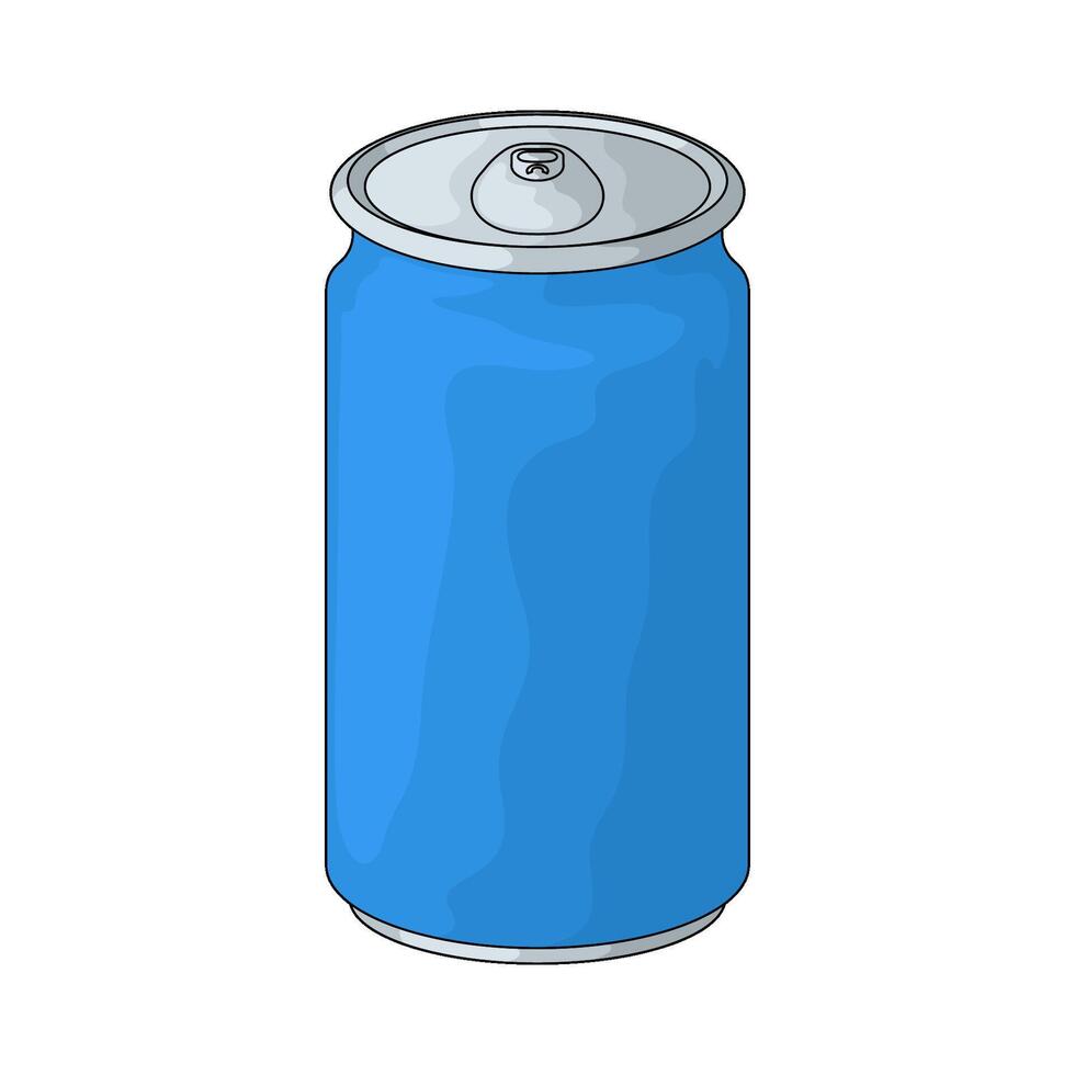 fresh drink can vector