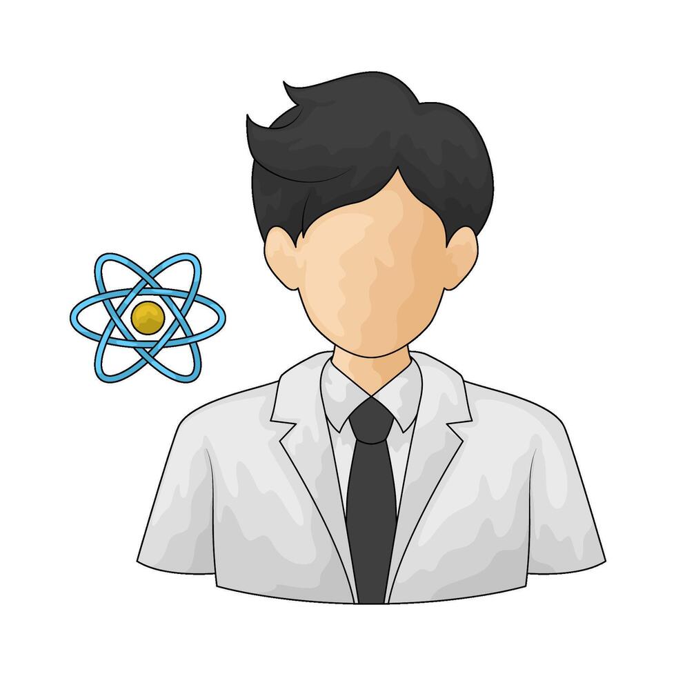 a man who works as a psychologist vector