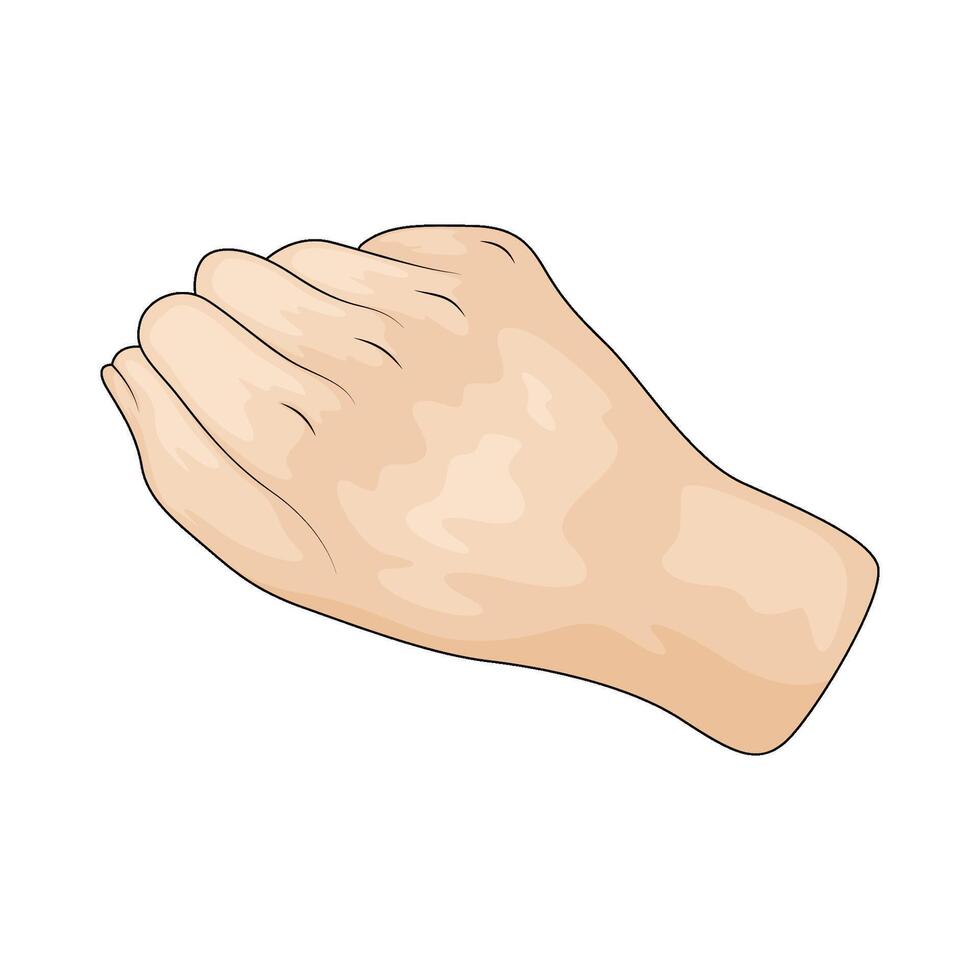 Human hand illustration vector