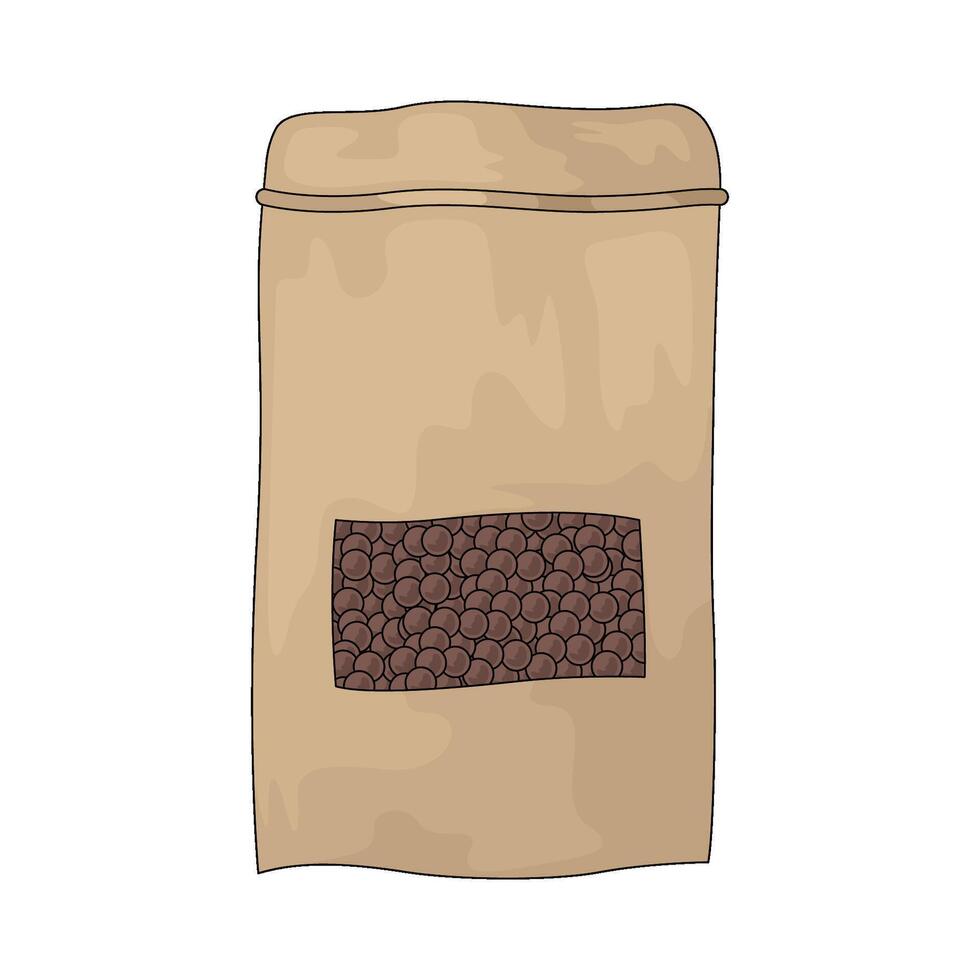 quinoa bag illustration vector