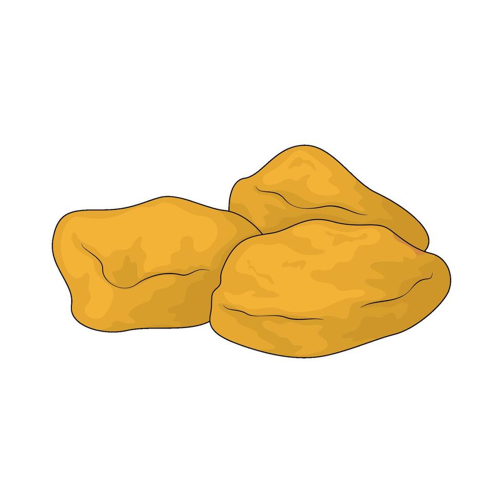 illustration of delicious Chicken nugget vector