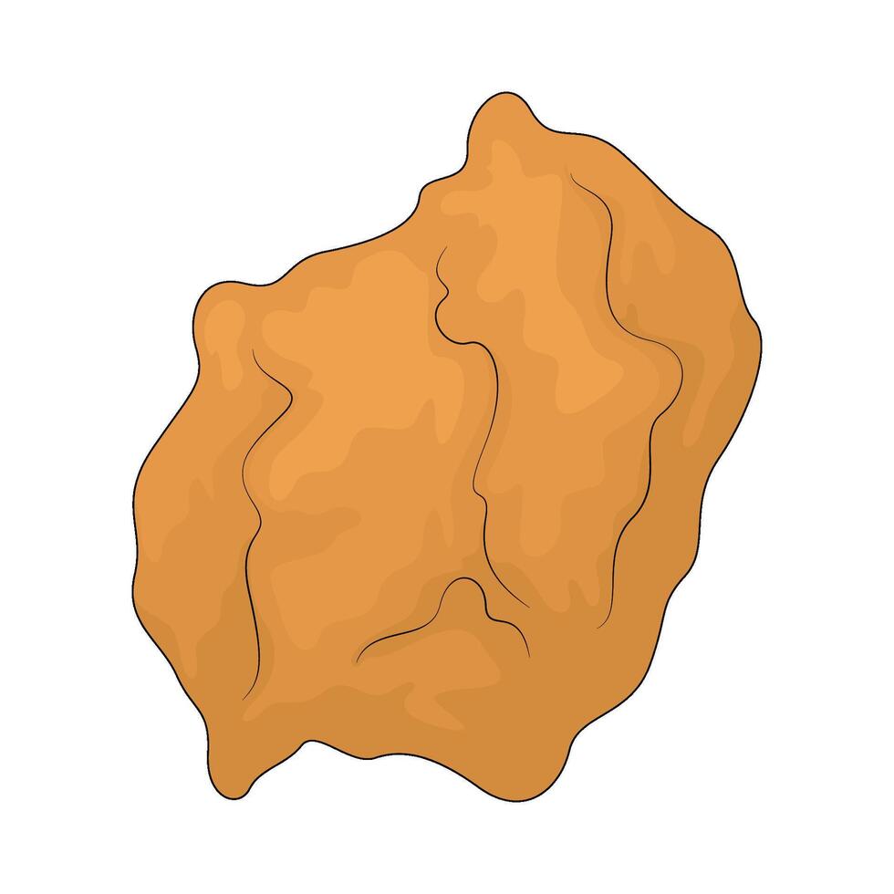 delicious crispy Chicken illustration vector