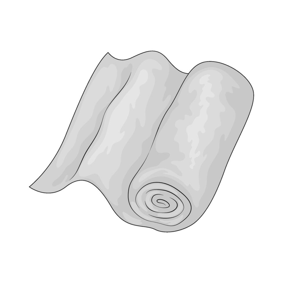 roll bandage illustration vector