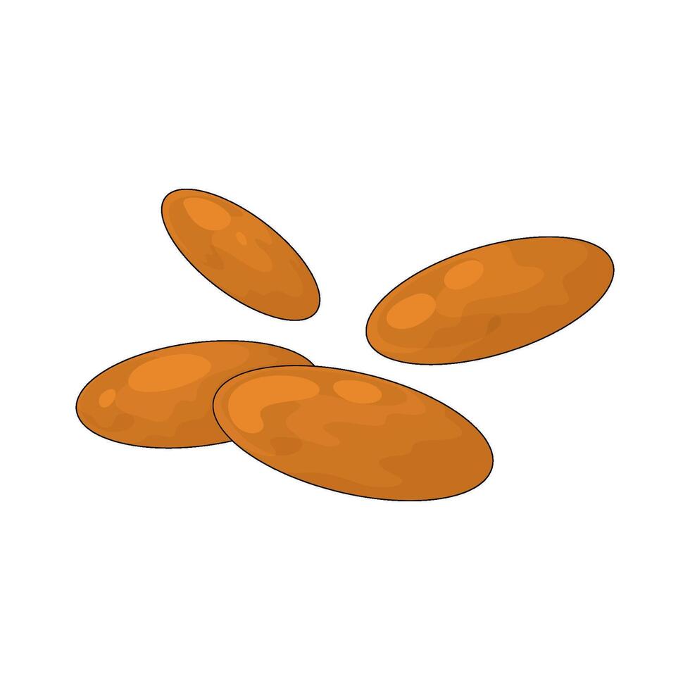 four pills illustration vector