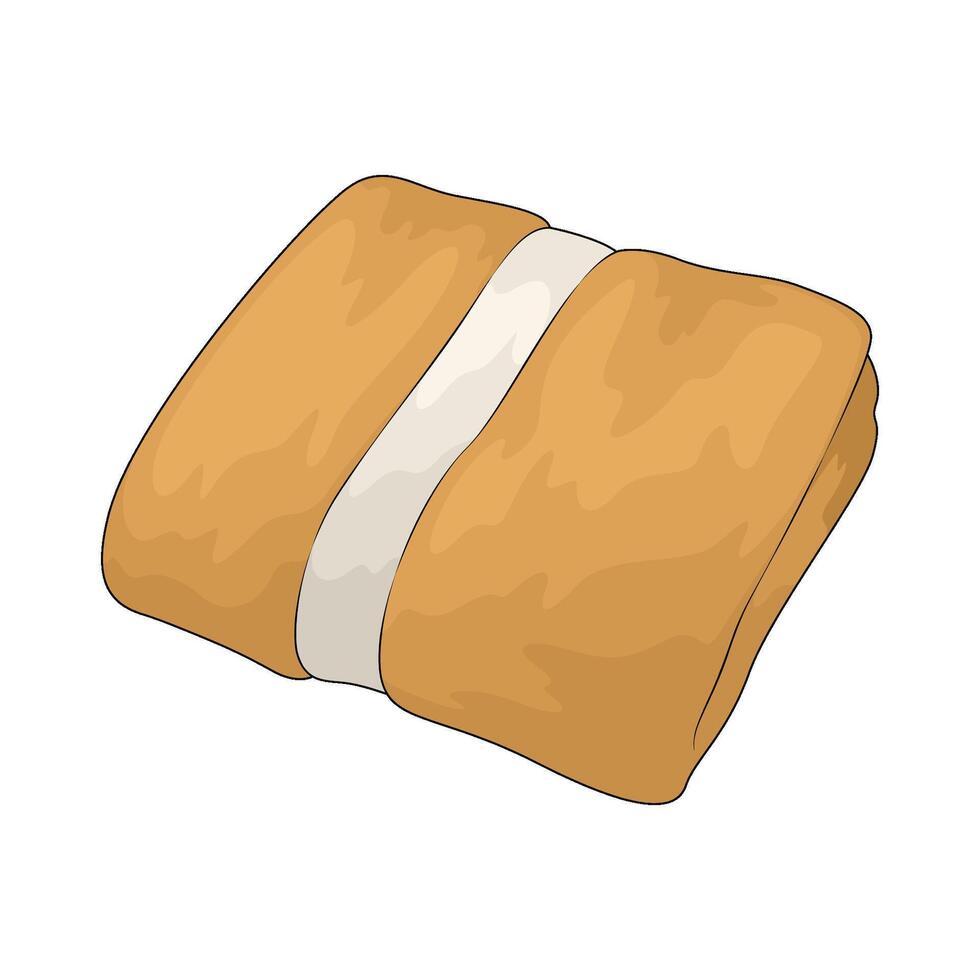 folded beauty towel vector