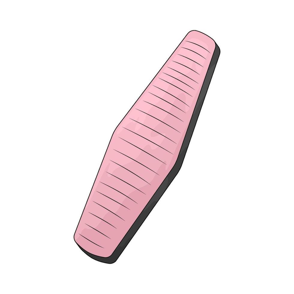 pink nail buffer vector