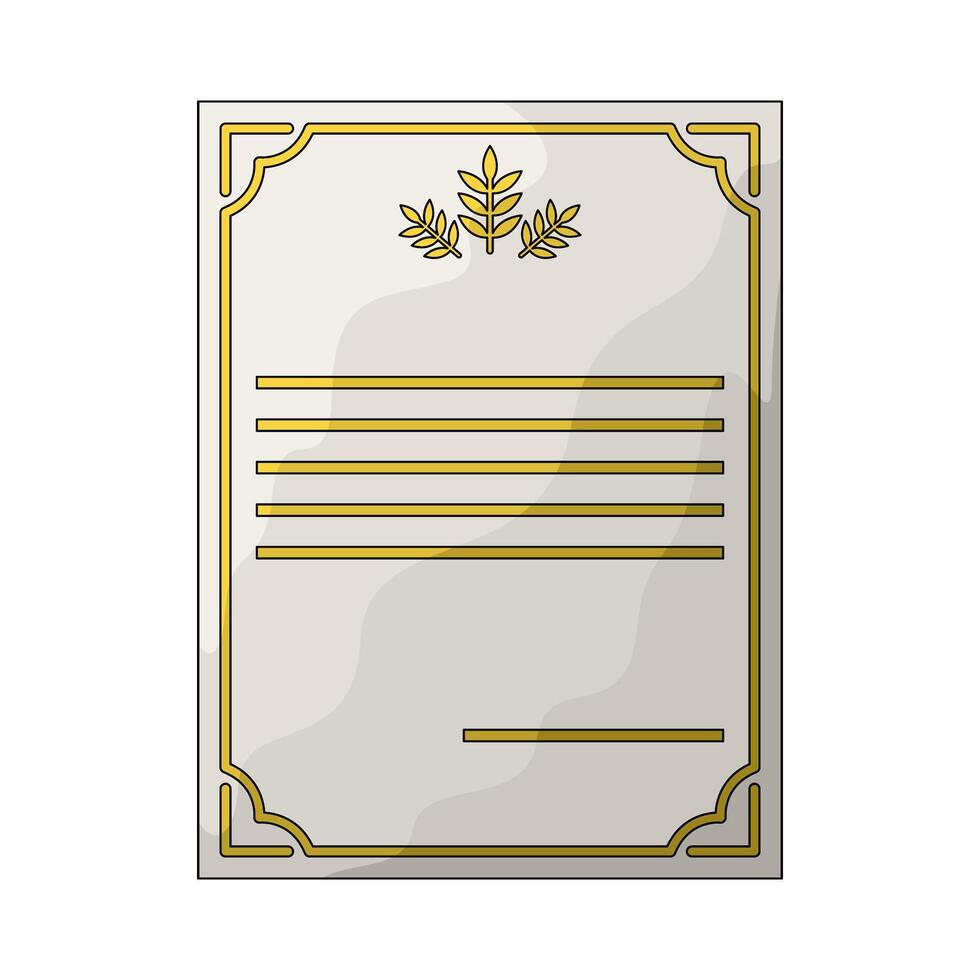 Legal Document illustration vector