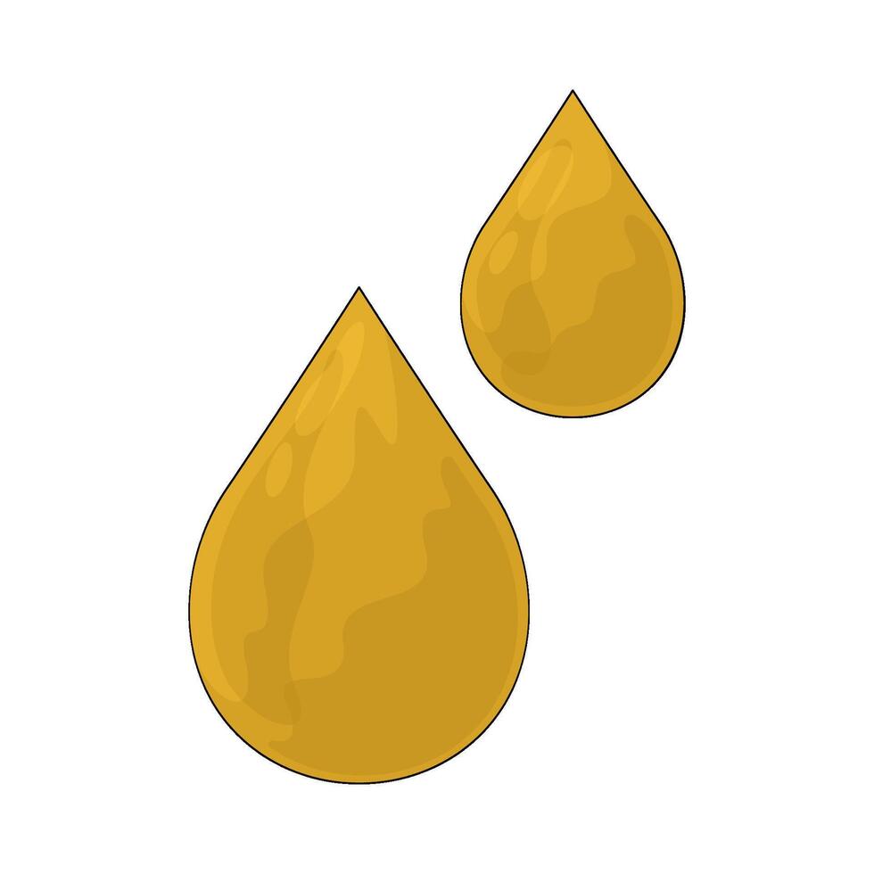 illustration of oil drop vector