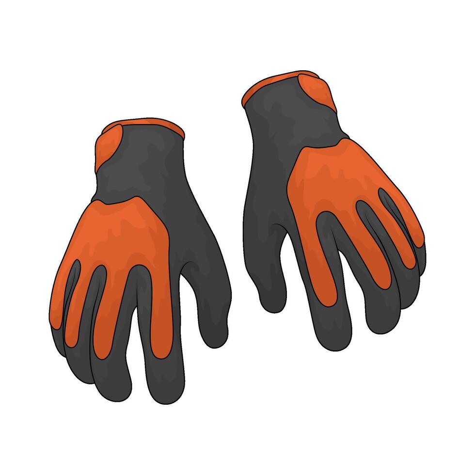 illustration of Industrial Glove vector