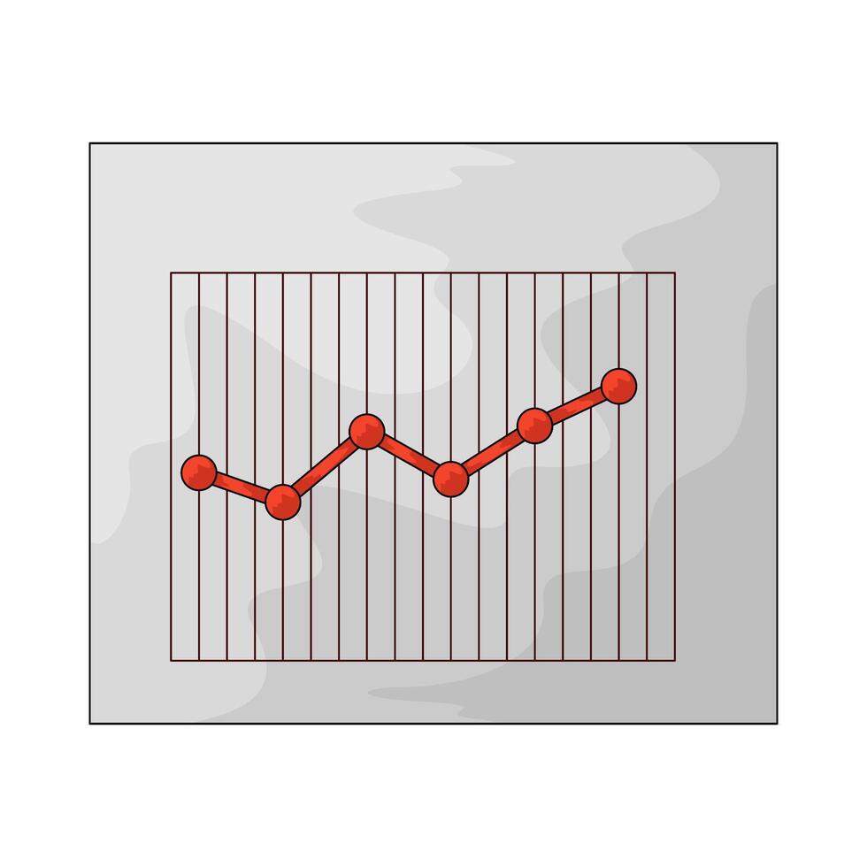 Income Graph illustration vector