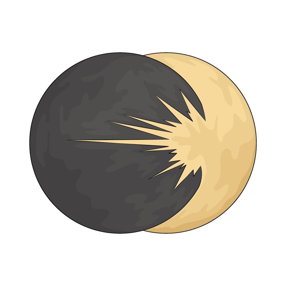 the solar eclipse vector
